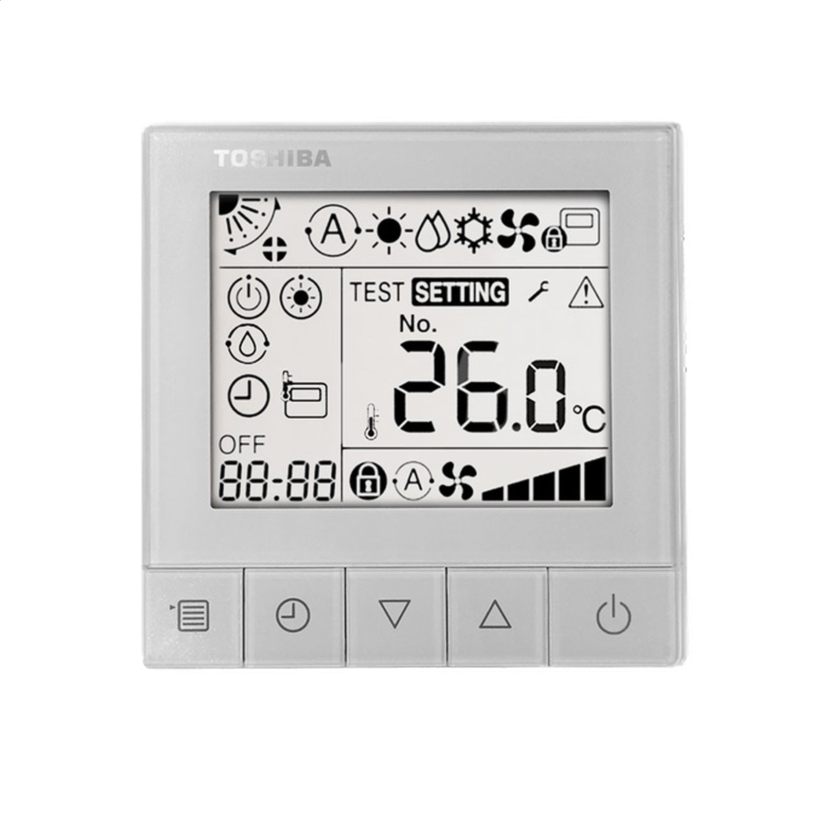 Aire acondicionado para local comercial SPA Di Classic 80 - Conjunto control simplificado