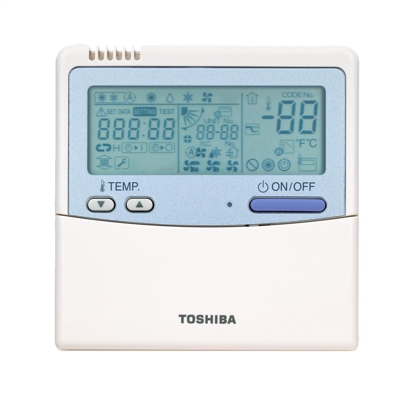 Aire acondicionado para local comercial Cassette Slim SDI 110 (2x56) - Conjunto control simplificado